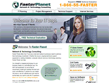 Tablet Screenshot of fasterplanet.com